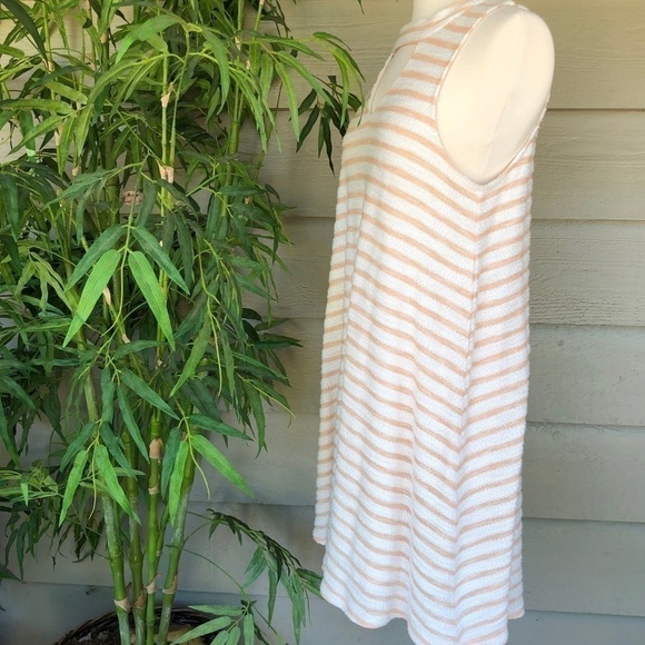 🎉Anthropologie Others Follow Peach Striped Dress - Picture 2 of 9
